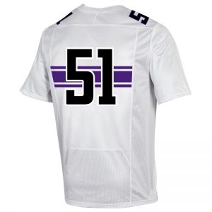 WILDCATS ユニフォーム Northwestern Wildcats Adult Under Armour White Replica